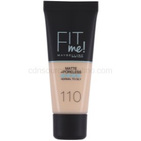 Obrázok MAYBELLINE Fit Me Matte & Poreless Make Up 110 Porcelain 30 ml (3600531324506)