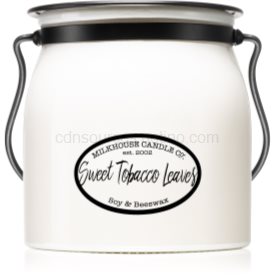 Obrázok Milkhouse Candle Co. Creamery Sweet Tobacco Leaves vonná sviečka 454 g Butter Jar 