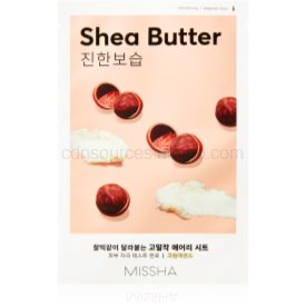 Obrázok Missha Airy Fit Shea Butter plátenná maska s vysoko hydratačným a vyživujúcim účinkom  19 g