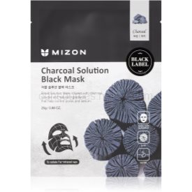 Obrázok MIZON Charcoal Solution Black Mask 25 g (8809587525119)