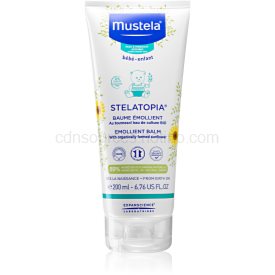 Obrázok Mustela Bébé Stelatopia® Emollient Balm 200 ml upokojujúci telový balzam pre deti s atopickou pokožkou pre deti