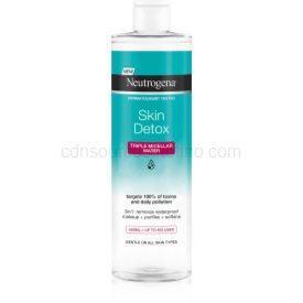 Obrázok Neutrogena Skin Detox čistiaca micelárna voda na vodeodolný makeup  400 ml