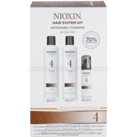 Obrázok Nioxin System 4 Cleanser Shampoo 150 ml System 4 Cleanser Shampoo 150 ml System 4 Scalp Revitaliser Conditioner 40 ml System 4 Scalp Treatment Pro jemné a chemicky ošetřené vlasy dárková sada