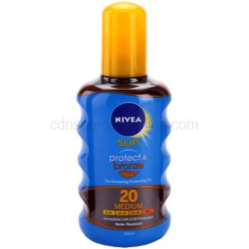 Obrázok NIVEA Sun Protect & Bronze Oil Spray SPF20 Kozmetika na opaľovanie 200ml