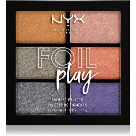 NYX Professional Makeup Foil Play paletka očných tieňov odtieň 01 Magnetic Pull 6 x 1,5 g