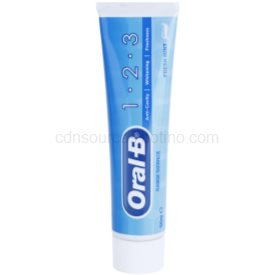 Obrázok Oral B 1-2-3 zubná pasta s fluoridom príchuť Fresh Mint 100 ml