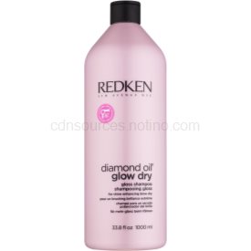 Obrázok Redken Diamond Oil Glow Dry gélový šampón pre vlasy bez lesku pre urýchlenie fúkanej  1000 ml