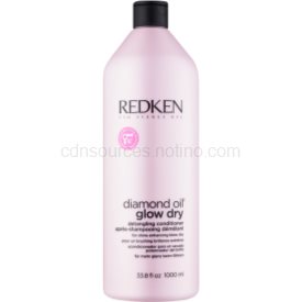 Obrázok Redken Diamond Oil Glow Dry rozjasňujúci kondicionér pre lesk a ľahké rozčesávanie vlasov pre urýchlenie fúkanej   