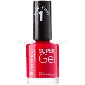 Obrázok Rimmel Super Gel Step 1 gélový lak na nechty bez použitia UV/LED lampy odtieň 045 Flamenco Beach 12 ml