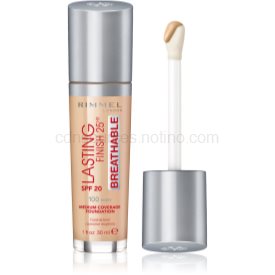 Obrázok Rimmel Lasting Finish 25H Breathable tekutý make-up SPF 20 odtieň 100 Ivory 30 ml