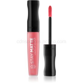 Obrázok Rimmel Stay Matte matný tekutý rúž odtieň 600 Coral Sass 5,5 ml