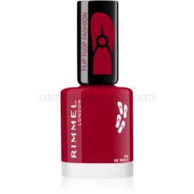 Obrázok Rimmel 60 Seconds Flip Flop lak na nechty odtieň 312 Be Red-y 8 ml