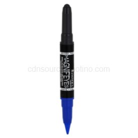 Obrázok Rimmel Magnif´ Eyes očné tiene a kajalová ceruzka 2v1 odtieň 004 Dark Side of Blue 1,6 g