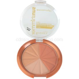 Obrázok Rimmel Sun Shimmer 3 in 1 Shimmering Bonzer trblietavý bronzujúcí púder odtieň 001 Gold Princess  9,9 g