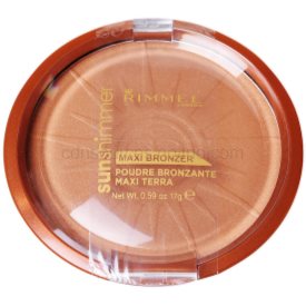 Obrázok Rimmel Sun Shimmer Maxi Bronzer bronzujúci púder odtieň 004 Sun Star 17 g