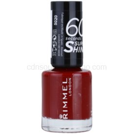 Obrázok Rimmel London 60 Seconds Super Shine Lak na nechty 8ml 320 Rapid Ruby