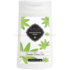 Obrázok RYOR Cannabis Derma Care konopné telové mlieko pre veľmi citlivú pokožku so sklonom k podráždeniu a začervenaniu  200 ml