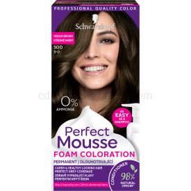 Obrázok SCHWARZKOPF PERFECT MOUSE 500 - Stredne hnedý 35 ml (3838824222905)