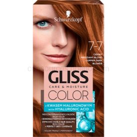 Obrázok Schwarzkopf Gliss Color farba na vlasy odtieň 7-7 Copper Dark Blonde