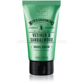 Obrázok Scottish Fine Soaps Men’s Grooming Vetiver & Sandalwood krém na holenie pre mužov 150 ml