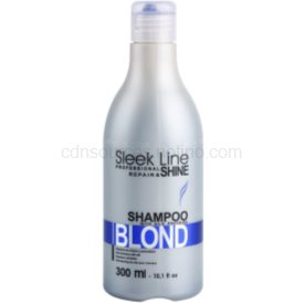 Obrázok STAPIZ Sleek Line Blond Shampoo Šampón na poškodené, farbené vlasy 300ml