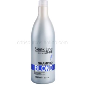 Obrázok STAPIZ Sleek Line Blond Shampoo Šampón na poškodené, farbené vlasy 1000ml