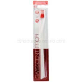 Obrázok Swissdent Colours Single zubná kefka soft - medium White & Red  