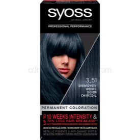 Obrázok Syoss Permanent Coloration permanentná farba na vlasy odtieň 3-51 Silver Charcoal