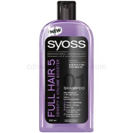 Obrázok SYOSS Full Hair 5/Volume Booster Shampoo - pro zvýšení hustoty a objemu vlasů 500 ml