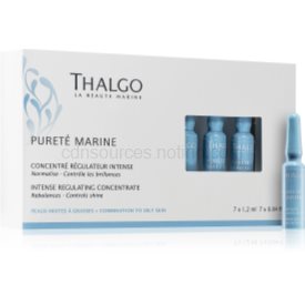 Obrázok Thalgo Pureté Marine Intense Regulating 7x1,2 ml pleťové sérum proti nadmernej tvorbe kožného mazu pre ženy