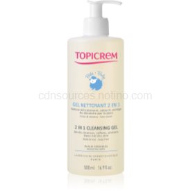 Obrázok Topicrem BABY My 1st Cleansing Gel 2in1 umývací gél na telo a vlasy pre deti od narodenia 500 ml