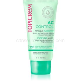 Obrázok Topicrem AC Purifying Mask hĺbkovo čistiaca maska pre mastnú a zmiešanú pleť 50 ml