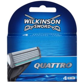 Obrázok Wilkinson Sword Quattro náhradné žiletky 4 ks   