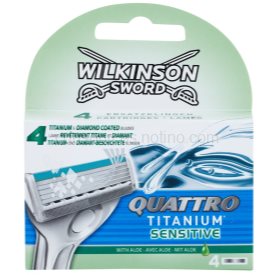 Obrázok Wilkinson Sword Quattro Titanium Sensitive 4 kusy