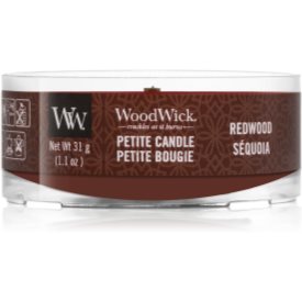 Obrázok Woodwick Red Wood votívna sviečka 31 g s dreveným knotom 