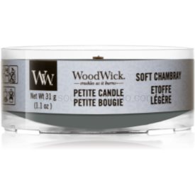 Obrázok Woodwick Soft Chambray votívna sviečka 31 g s dreveným knotom 