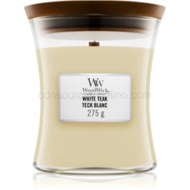 Obrázok WOODWICK SVIECKA OVALNA VAZA WHITE TEAK 275G, 92039