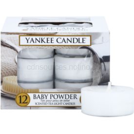 Obrázok Yankee Candle Baby Powder čajová sviečka 12 x 9,8 g  