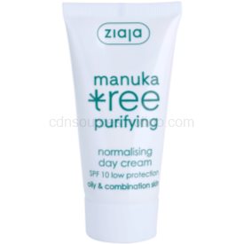 Obrázok Ziaja Manuka Tree Purifying denný krém pre zmiešanú a mastnú pleť SPF 10 50 ml