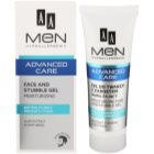 AA Cosmetics Men Advanced Care hidratáló és nyugtató gél az arcra és a szakállra