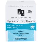 AA Cosmetics Dermo Technology Hyaluronic Microthreads crème de jour restructurante anti-rides 35+