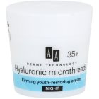 AA Cosmetics Dermo Technology Hyaluronic Microthreads Rejuvenating and Smoothening Night Cream 35+