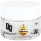 AA Cosmetics Oil Infusion2 Argan Inca Inchi 50+ Regenerating Night Cream With Remodelling Effectiveness