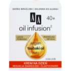 AA Cosmetics Oil Infusion2 Argan Tsubaki 40+ crème de jour raffermissante effet anti-rides