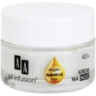 AA Cosmetics Oil Infusion2 Argan Tsubaki 40+ crème de nuit régénérante effet anti-rides