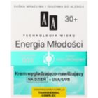 AA Cosmetics Age Technology Youthful Vitality krema za hidrataciju i zaglađivanje lica 30+