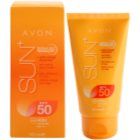 Avon Sun ανανεωτική αδιάβροχη κρέμα μαυρίσματος για πρόσωπο SPF 50