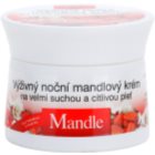 Bione Cosmetics Almonds Nourishing Night Cream For Very Dry And Sensitive Skin