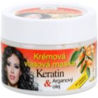 Bione Cosmetics Keratin Argan Regenerierende Maske für das Haar