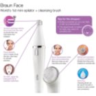 Braun Face 810 Epilierer mit Reinigungsbürstchen für das Gesicht